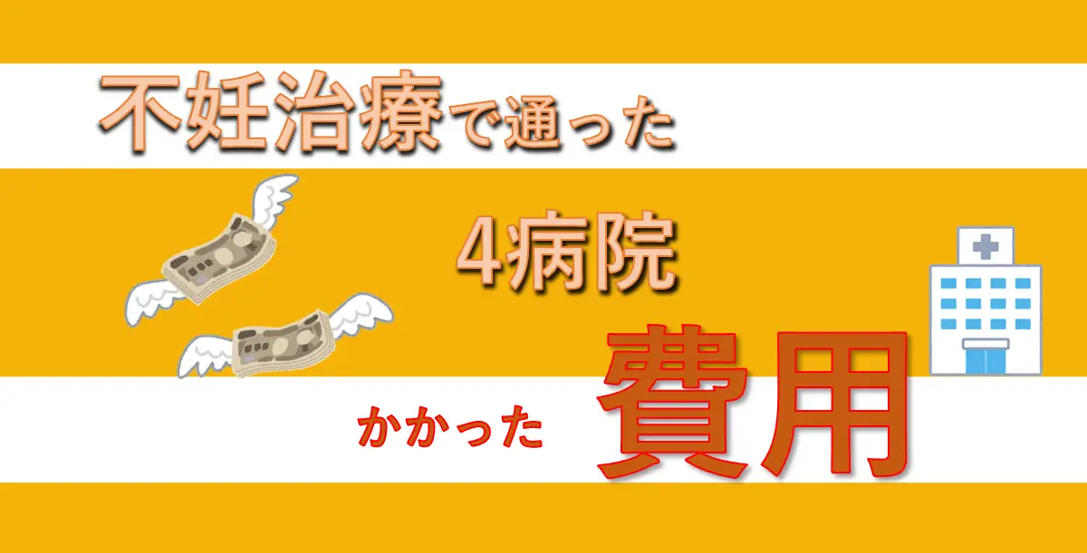 【体験レポ】不妊治療⑧通院にかかった総費用～タイミング法から胚移植まで～